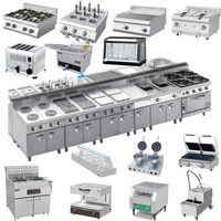 BOVALSEN Peralatan Dapur Komersial Satu Atap, Peralatan Katering/Bar Profesional, Pemanas Listrik/Gas, Dapat Disesuaikan