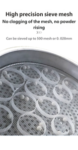 Kleine Roterende Trillende Zeef Met Motor | 5-500 Mesh Hoge Precisie Hoge Efficiëntie Voor Fijne Deeltjes Sorteren - Product Image 4