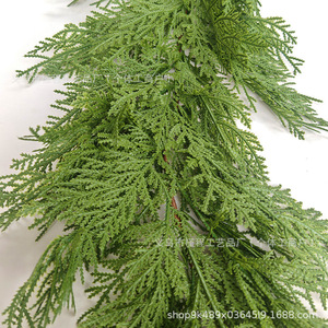 Guirnalda navideña Jin Cheng de 180 cm, corona artificial de ciprés verde, adorno decorativo colgante para decoración navideña - Product Image 4