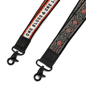 Custom 2-in-1 Woven Label <b>Lanyards</b> Jacquard Silk Screen Printed Keychain ID Card <b>Lanyards</b> <b>Polyester</b> Embroidered Woven <b>Lanyard</b> - Product Image 2