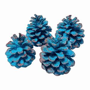 هيها مخاريط صنوبر طبيعية مع مسحوق نار سحري مزيج مثالي لملحقات التخييم والحفلات النارية النارية السحرية - Product Image 5