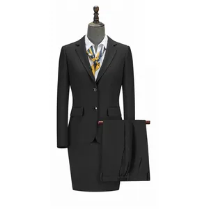 Two-piece man suit set man business suit western gray woolen blazer suit