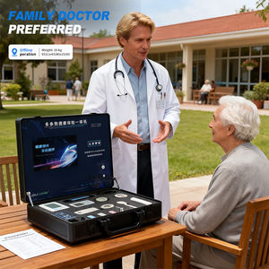 Balance mécanique de qualité clinique LEKA HW-V600 avec écran LCD, facile à utiliser, étui de transport, analyse intelligente de la santé, kiosque de santé pharmaceutique - Product Image 3