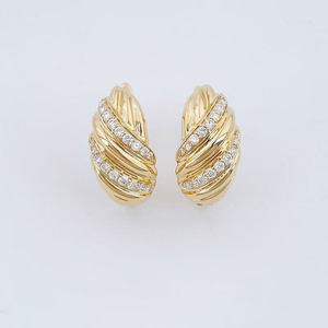 Pendientes de <span class=keywords><strong>Oro</strong></span> de 18K con Diamantes de Laboratorio HPHT, <span class=keywords><strong>Anillo</strong></span> de Moda, <span class=keywords><strong>Anillo</strong></span> de Compromiso, Anillos Finos, Anillos Chapados en <span class=keywords><strong>Oro</strong></span>, Anillos Abiertos para Mujer - Product Image 1