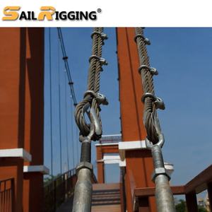 Gancio e occhio tipo JIS telaio tenditore a vite tipo CO zinco placcato in acciaio corda tensione tenditore M12 M16 M20 corpo aperto tenditore a vite - Product Image 6