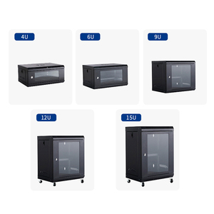 Pdu CPU PC DVR Máy tính mạng hộp Rackmount Chassis trường hợp 4U 6U 18u Wall Mount máy chủ <span class=keywords><strong>Rack</strong></span> Tủ mạng trong tường - Product Image 6