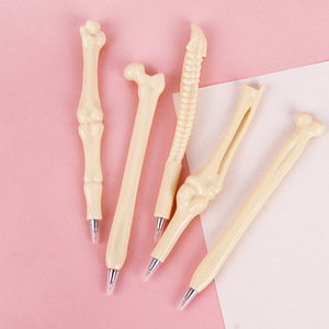 Nouveau stylo à bille en forme d'os de la colonne vertébrale, cadeau pour médecin, stylo en plastique en forme d'os, stylo médical pour enseignant et étudiant, logo personnalisé - Product Image 4