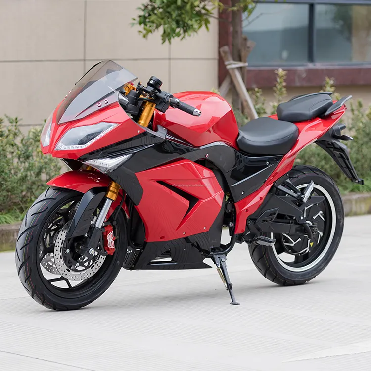 Мощный Гоночный Электрический мотоцикл для взрослых, 3000 Вт, 5000 Вт, 72 в, с высококачественной батареей для спорта