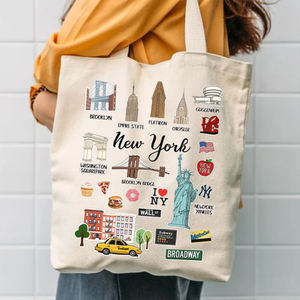 Sac à provisions en toile de coton naturel durable personnalisable - Product Image 2