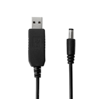 Kabel step up usb ke dc, 5v ke 12v bertenaga usb ke dc