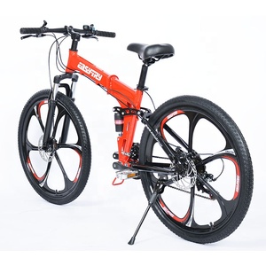 Vélo de montagne pliable à 21 vitesses, cadre en alliage d'aluminium de 26 pouces, avec frein à disque et selle confortable pour adultes - Product Image 4
