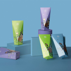 Empaquetado de productos médicos cosméticos ecológicos barra de jabón hecha a mano máscara facial caja de cartón hecha de papel cuidado de la piel cuidado de la salud - Product Image 3