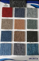 Tapis moderne en polypropylène tissé couleur unie, antidérapant, à boucles, revêtement de sol moelleux, résistant au feu, à poils moyens, épaisseur fine