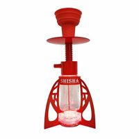 2024 nouveautés en alliage d'aluminium ailes papillon forme LED narguilé Shisha Chicha pour accessoires fumeurs