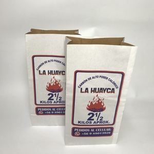 Bolsas <span class=keywords><strong>de</strong></span> Papel Kraft para Carbón Vegetal, Reciclables, Resistentes a la Humedad, con Sellado Térmico, 1kg 2kg 3kg, con Fondo Ignífugo, Suministro <span class=keywords><strong>de</strong></span> Fábrica OEM/ODM - Product Image 3