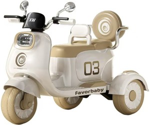Los Mejores Coches Montables, Scooter <span class=keywords><strong>Vespa</strong></span>, Coche Montable con Batería de 6V - Triciclo Eléctrico para Niños - Product Image 2
