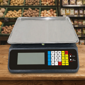 Báscula Electrónica Impermeable de 30 kg para Tiendas de Abarrotes, Báscula de Mostrador para Calcular Precios en el Mercado Minorista - Product Image 5
