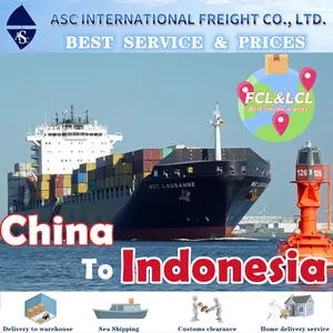 中国からインドネシアへのddpフォワーダー海上輸送