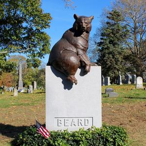 D & Z Zoo Linda escultura china hogar <span class=keywords><strong>triste</strong></span> solo un Metal decorativo jardín tamaño real estatuas <span class=keywords><strong>de</strong></span> oso <span class=keywords><strong>de</strong></span> bronce - Product Image 4