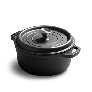 Casseroles en gros d'usine 10/14/20/22/24/26/<span class=keywords><strong>28</strong></span>/32/40 <span class=keywords><strong>cm</strong></span> casserole marmite non revêtue profonde mini casserole en <span class=keywords><strong>fonte</strong></span> antiadhésive - Product Image 4