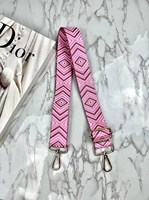 Tas tangan tali tas bahu Jacquard Fashion dompet selempang dapat disesuaikan tali bahu pengganti pola kustom untuk tas