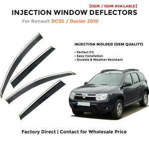 Déflecteurs de fenêtre latérale pare-pluie pour Toyota Cruiser 2019-2020 accessoires auto - Product Image 2