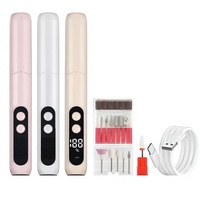Machine à percer les ongles électrique, perceuse pour retirer les ongles, outil de manucure et pédicure, soin des cuticules, polissage, rechargeable, portable, en plastique
