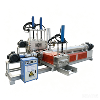 Machine d'extrusion WENDA pour la production de particules plastiques à petite échelle (LDPE, PP, LLDPE, EVA, Polystyrène, EPS) avec PLC, haute production 100-1000 kg/h