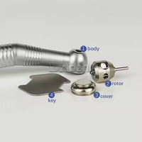 Pour pièce à main dentaire Pana Max avec turbine à grande vitesse pulvérisation d'eau unique 2/4 trous bouton poussoir de couple-pièce à main dentaire