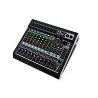 MC4 8 Profesional 4/8 Kanal 350W 500W Mixer Audio Metal Bertenaga dengan Efek Bawaan MP3 Bluetooth Mikrofon untuk Siaran Langsung