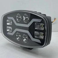 48W 12/24V 10 pouces lampe de position de tête avant Led lumière de conduite auxiliaire pour camion tout-terrain universel voiture camion lourd