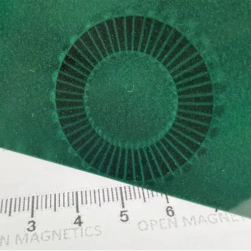 Ingegnere di materiali magnetici design super forte anello multipolare ndfeb magnete al neodimio magnete ad arco neodimio