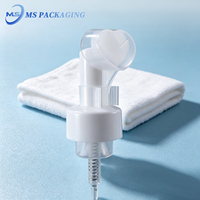 42mm Mousse Mousse Pompe Distributeur Plastique Silicone Brosse Pompe Pulvérisateur Bouteilles Outil De Nettoyage Du Visage Main Couvercles Bouchons De Bouteilles Fermetures
