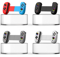 Controlador de Juegos Móvil D8 Extensible con Turbo/Giroscopio de 6 Ejes/Vibración, Gamepad Compatible con Bluetooth 5.2 para IOS, PS3, PS4, Switch, PC