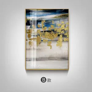 Hot koop abstracte kunst origineel olieverfschilderij voor Hotel