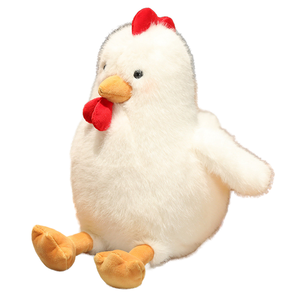 Fabbrica diretta carino peluche di pasqua <span class=keywords><strong>giocattolo</strong></span> di pollo basso MOQ farciti di <span class=keywords><strong>animali</strong></span> da <span class=keywords><strong>fattoria</strong></span> fodera in rete imbottita in cotone PP sacchetto di imballaggio - Product Image 1