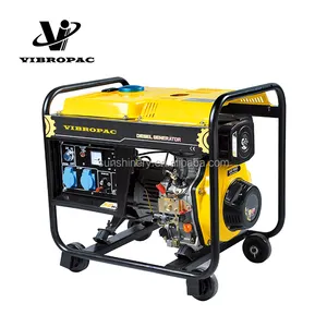 Venda quente 170F Fase Única Elétrica Start Gerador de Motor Diesel Set 50/60Hz Ar Refrigerado Gerador Diesel De Potência