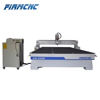 Machine de fraisage CNC 3 axes industrielle 2030 avec broche refroidie par air, table hybride et système de contrôle NC Studio pour MDF, contreplaqué et acrylique