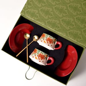 Juego de Tazas de Café en Caja de Regalo para Aniversario, Regalos Empresariales, Recuerdos, Juego de Dos Tazas para Agua - Product Image 4