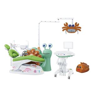 Unidad <span class=keywords><strong>Dental</strong></span> Eléctrica Solo para Niños Lámpara Oral de <span class=keywords><strong>Cangrejo</strong></span> Pequeño Pez Diablo Carro Móvil Aprobado por CE Acero/Metal/Plástico - Product Image 1