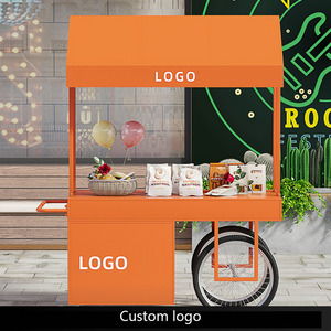 Internet Celebrity Mobile Stall <b>Cart</b> Utility <b>Cart</b> for Street Vending Hotel Exhibition Shopping Mall Flower <b>Cart</b> Specialty Store - Product Image 2