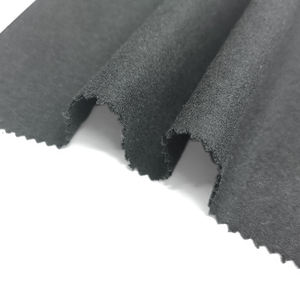 Tela de poliester 100% reciclada para traje tejido liso GSM 355-400 - Product Image 2