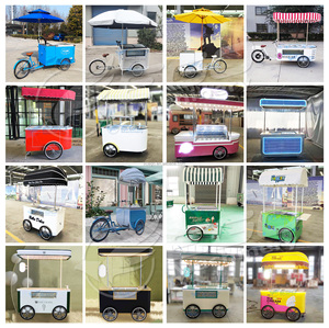 Fast Food Cart Outdoor Vending Cart Mobile Food Snack Cart for Street Ice Cream Snack Car Food Cart for Sale - Product Image 5