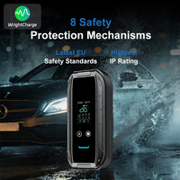 Nouveau chargeur EV portable 11 kW Type 2 Hub de stationnement CE TUV approuvé 16A Câble de charge mobile triphasé Livraison rapide