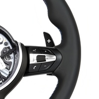 Volant de voiture multifonctionnel modifié en cuir pleine fleur à 3 branches pour Mercedes-Benz 1999-2018 Série 3 / E46 / M3 / E39 / E83