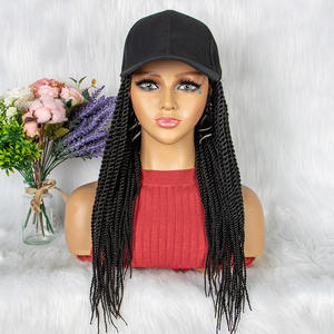 Perruque <span class=keywords><strong>afro</strong></span> dreadlocks synthétique longue tressée pour femmes noires, perruque en fibre résistante à la chaleur pour usage quotidien - Product Image 1