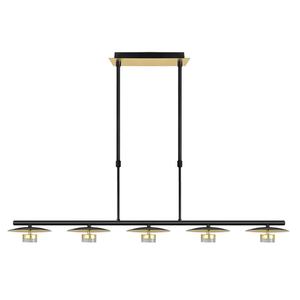 5L 30W 4000K <b>Black</b>/<b>Gold</b> RegX104x15cm 2400lm <b>Lamp</b> - Ideal for decorative <b>and</b> functional lighting in indoor spaces. - Product Image 1