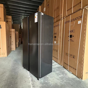 New Sales 570L Floor French Door <b>Refrigerator</b> With Touch Screen Black Large 2 Door English High Efficiency Top F - Product Image 6