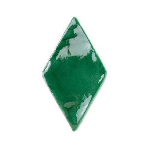 Piastrella Verde Diamante 8,5 X 14,5 Cm Smaltata con Bordi Irregolari Spessore 10 Mm - Product Image 4
