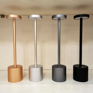Modern Nordic Minimalist Cordless USB Rechargeable Touch <b>LED</b> 3W Warm White Dimmable Metal Table <b>Night</b> <b>Lights</b> for Living Room - Product Image 5